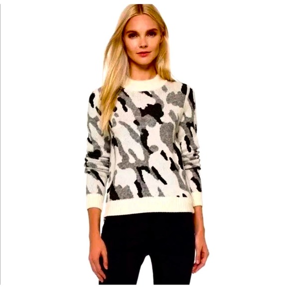 Veronica Beard Sweaters - Veronica Beard Hubbard Camo Sweater Size Small